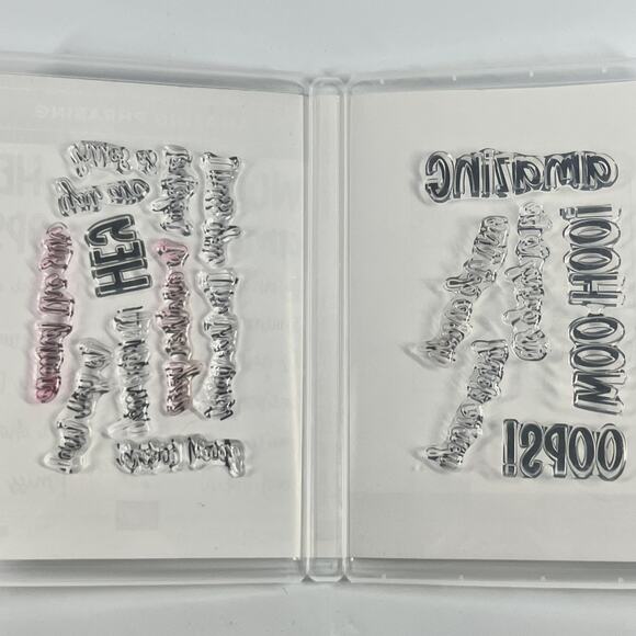 Stampin' Up! AMAZING PHRASING 17 Piece Photopolymer Stamp Set of 17 - Picture 2 of 2